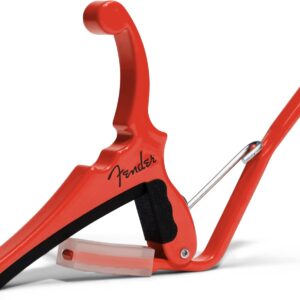 【メール便】【Kyser】【カポタスト】 KGEFFRA Fender Classic Color Quick-Change Electric Capo FIESTA RED ギター用カポタスト エレキ専用