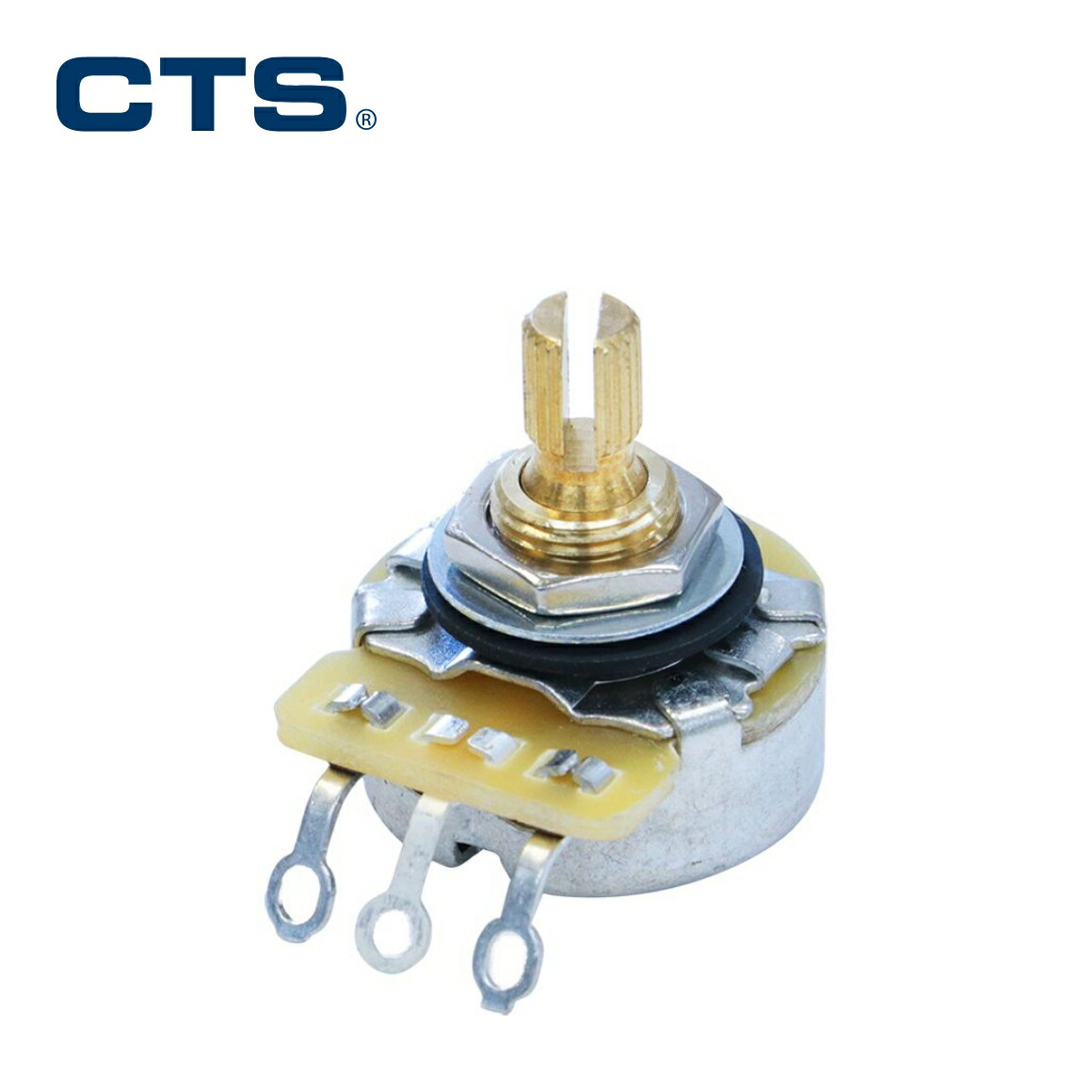 【SCUD】【ポット】<br />ボリュームポット CTS-A250-S 250kオーム Aカーブ CTS製 ショートシャフト