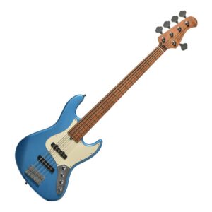 【Bacchus】エレキベース 5弦 WJB5-1DX-AC RSM/M LPB(Lake Placid Blue)