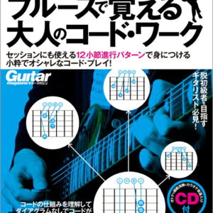 【送料無料・メール便】【ギター教本】パワー・コードから前進!ブルースで覚える大人のコード・ワーク(CD付)　ギター・マガジン／リットーミュージック・ムック