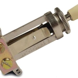 【メール便・送料無料】【Gibson】【トグルスイッチ】<br />Gibson Gear Toggle Switch Straight Type w/ Cream Switch Cap  (PSTS-020)