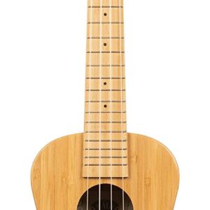 【KALA カラ】ウクレレ Bamboo Series オールソリッドバンブーボディ コンサート KA-BMB-C (ケース付属)