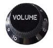 【SCUD】【ノブ】<br />STタイプノブ KB-240V ボリューム　ブラック