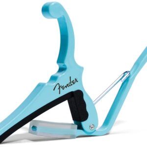 【ゆうパケット】【Kyser】【カポタスト】 KGEFDBA Fender Classic Color Quick-Change Electric Capo Daphne Blue ギター用カポタスト