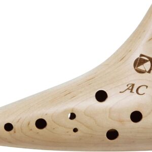 【キクタニ】 12穴 楓材 オカリナ 木製 アルトC ポーチ付き KOC-AC 木 MAPLE