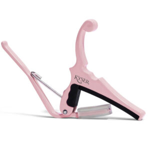 【メール便】【Kyser】【カポタスト】 KGEFSPA Fender Classic Color Quick-Change Electric Capo SHELL PINK ギター用カポタスト　エレキ専用