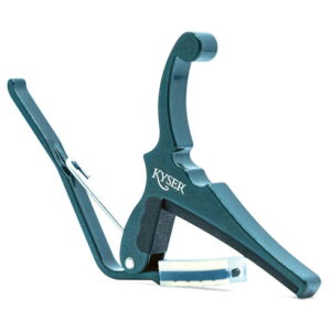 【メール便】【Kyser】【カポタスト】 KGEFSHGA Fender Classic Color Quick-Change Electric Capo SHERWOOD GREEN ギター用カポタスト　エレキ専用