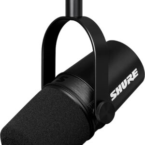 【送料無料】*【SHURE（シュア）　マイク】ポッドキャストマイクロホン MOTIVシリーズ MV7X-J ブラック