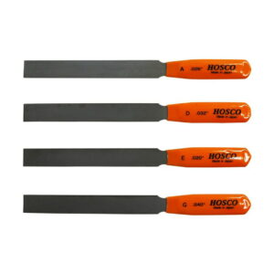 【工具・ツール】【HOSCO】<br />バイオリン用ナットファイル4本セット  ナット溝加工ヤスリ TL-VNF4