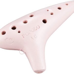 【送料無料】【POPOLO(ポポロ)】オカリナ  S-AC (アルトC) ピンク