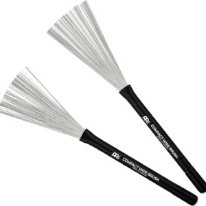 【送料無料】MEINL Stick & Brush マイネル ブラシ COMPACT WIRE BRUSH ラバーグリップ SB301