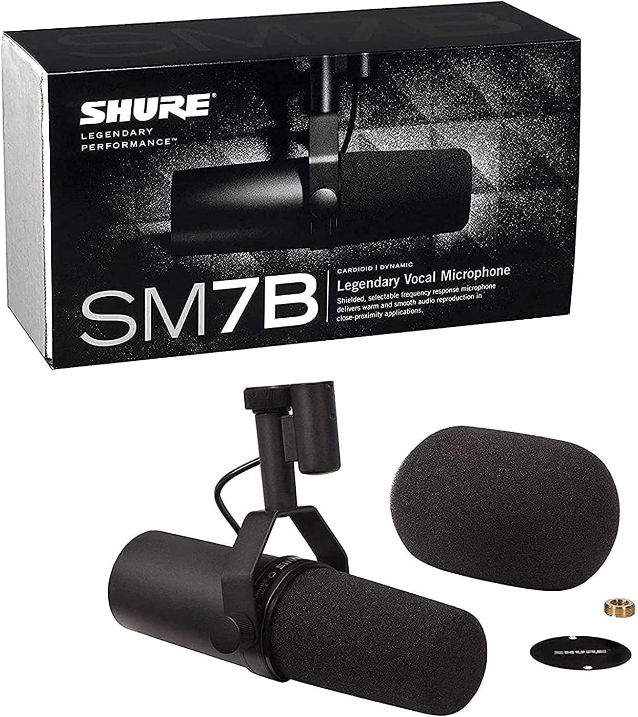 【送料無料】*【SHURE(シュア) マイク】単一指向性ダイナミック型マイクロホン SM7B - 画像 (2)