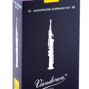 【パッケージを折りたたんでメール便発送】【Vandoren(バンドレン)リード】ソプラノサックス(S・Sax) トラディショナル 2.5(SR2025)