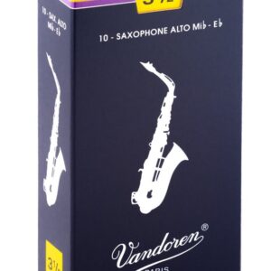 【パッケージを折りたたんでメール便発送】【Vandoren(バンドレン)リード】アルトサックス(A・Sax) トラディショナル 3.5(SR2135)