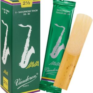 【パッケージを折りたたんでメール便発送】【Vandoren(バンドレン)リード】テナーサックス(T・SAX)ジャバ(JAVA) 硬さ:2-1/2 (5枚入) SR2725