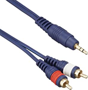 TRUE DYNA トゥルーダイナ オーディオ変換用 ラインケーブル TD-30SMRC (3m StMini/RCA×2)