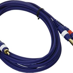 TRUE DYNA トゥルーダイナ オーディオ変換用 ラインケーブル TD-30PRC (3m Phone×2/RCA×2)