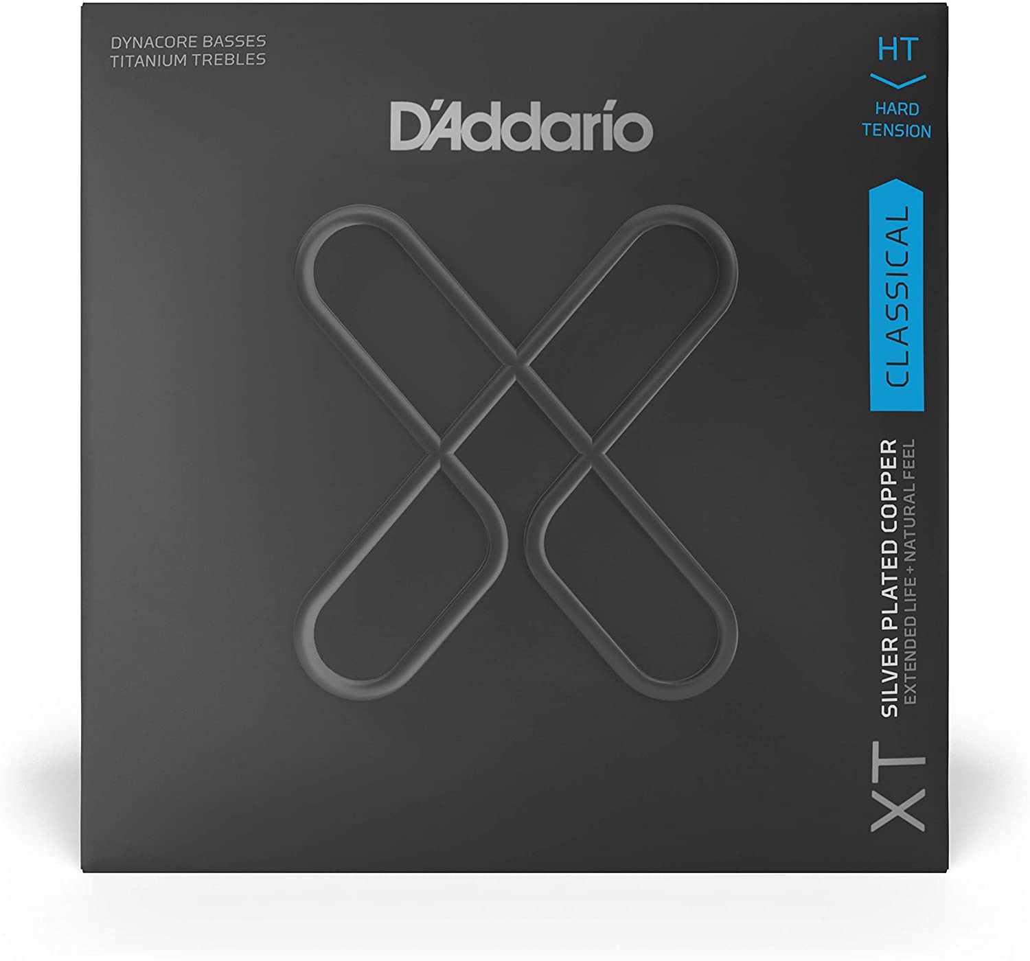 【ゆうパケット・送料無料】D'Addario ダダリオ クラシックギター弦 XT コーティング弦 Dynacore/Titanium Hard Tension XTC46TT