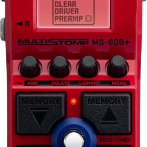 【送料無料】【ZOOM(ズーム)】　ベース用マルチストンプボックス MS-60B+