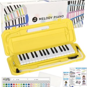 【送料無料】【ドレミファソラシール付き】【鍵盤ハーモニカ】KYORITSU メロディピアノ 32鍵  P3001-32K/YW