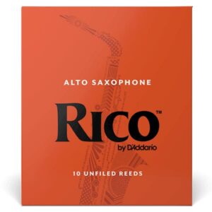 【パッケージを折りたたんでメール便】【D'Addario WoodWinds】【A.SAX用リード】RICO RJA1025 10枚入り